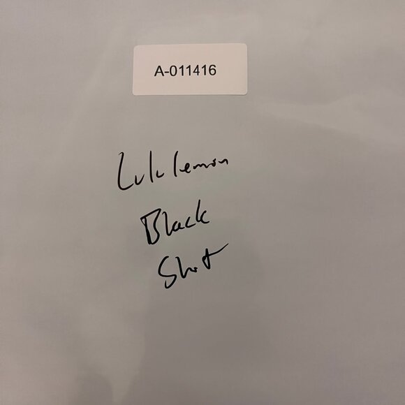 Lululemon Short Sleeve Shirt Tee Womens 6 Black Seamless Running - Picture 8 of 8